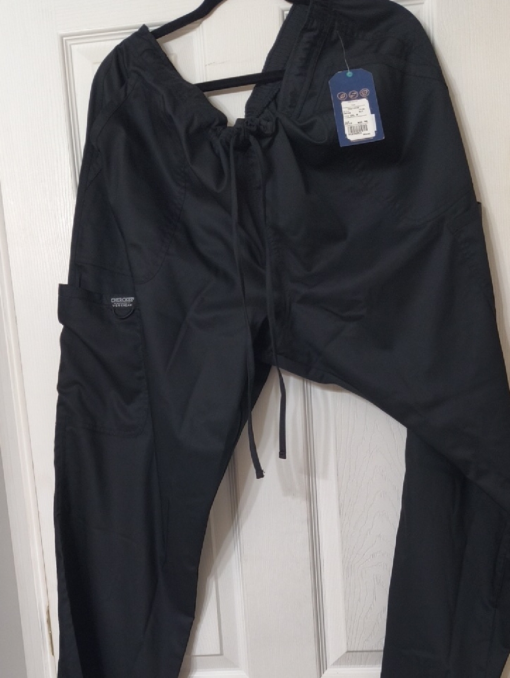 NWT Cherokee Black Scrub Pant Size 2XL P